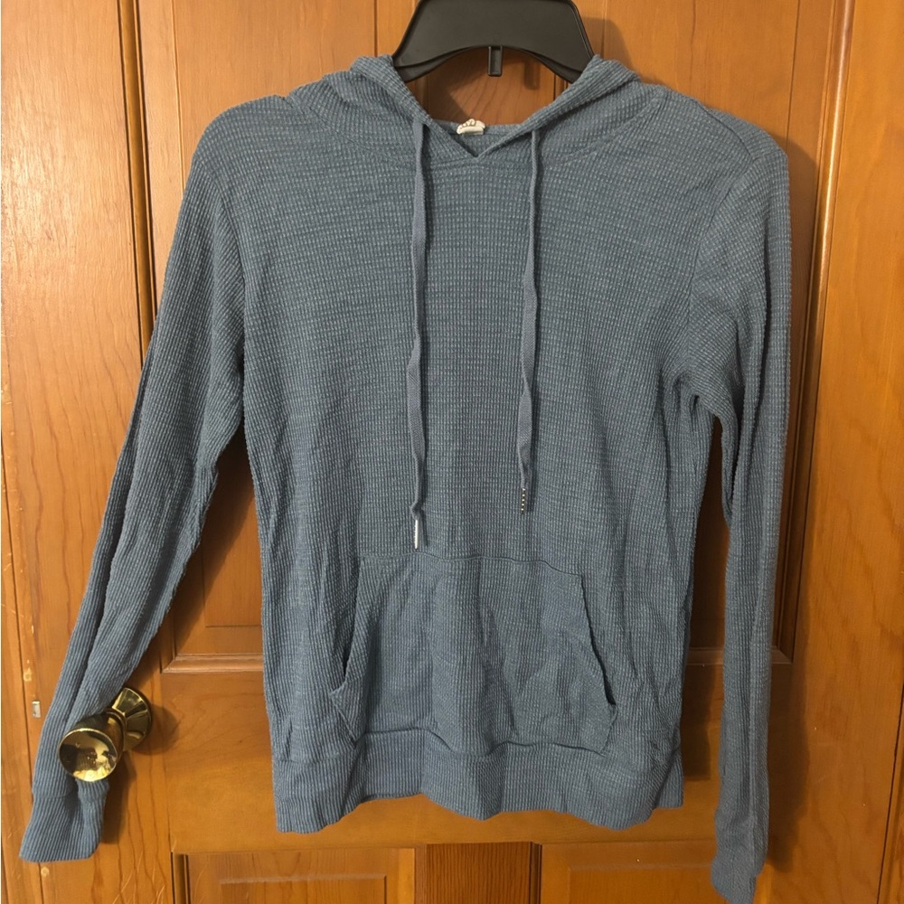 Rewash brand small blue waffle long sleeve shirt